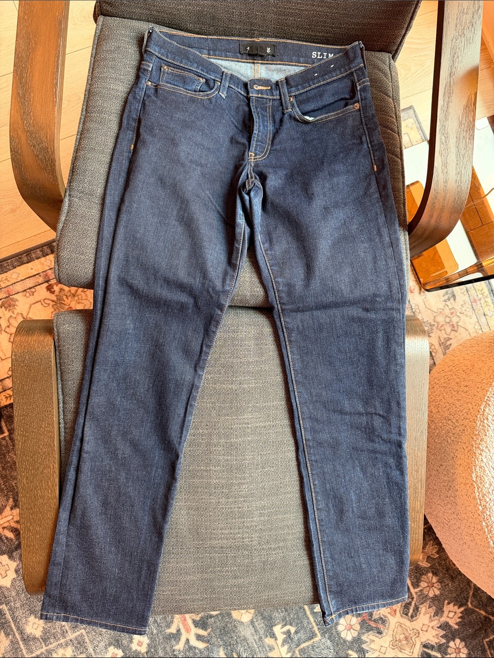 Madewell Slim Jeans in Dark Indigo Wash